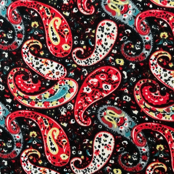 Paisley Print Halter Collar Camisole Tank Top - Picture 7 of 8